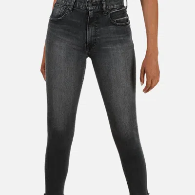 Moussy Vintage Westcliffe High Rise Skinny Jean In Light Black