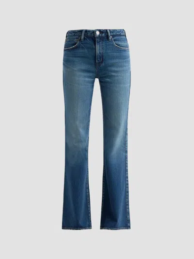 Moussy Vintage Women's 70s Flared Jeans In Blue