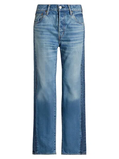 Moussy Vintage Women's Clermont Straight-leg Jeans In Blue