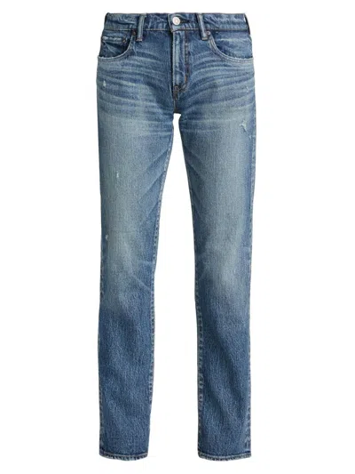 Moussy Vintage Women's Mallard Slim-fit Straight-leg Jeans In Blue
