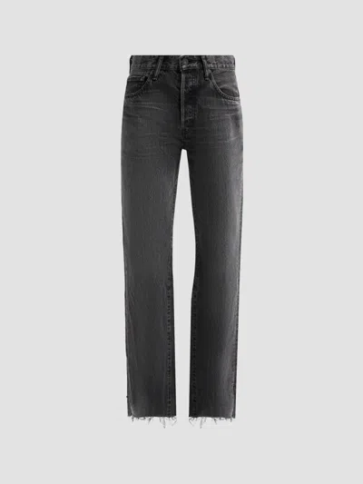 Moussy Vintage Women's Remake Flare Jeans In Gray