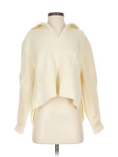 Pre-owned Moussy Vintage Wool Pullover Sweater In Ivory