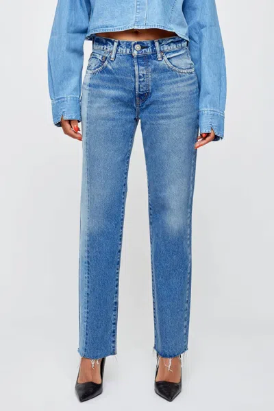 Moussy Westchase Straight Jean In Blue