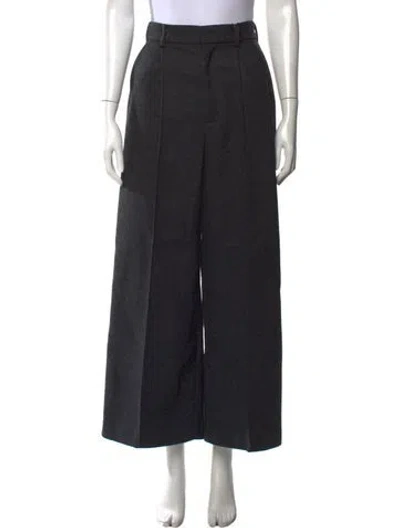 Pre-owned Moussy Wide Leg Pants In Black