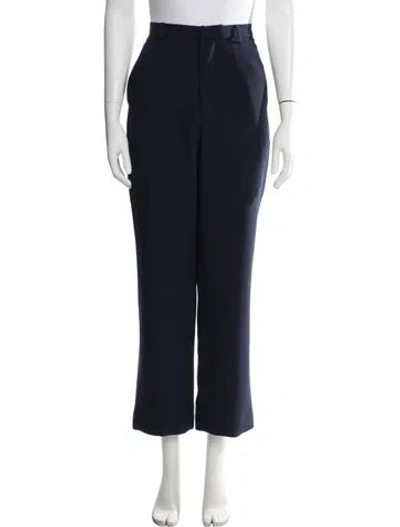 Pre-owned Moussy Wide Leg Pants In Blue