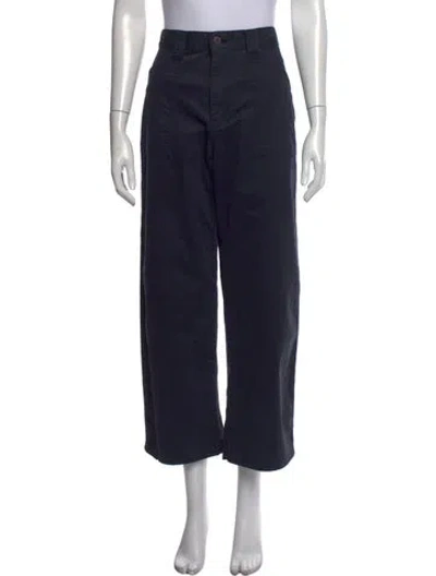 Pre-owned Moussy Wide Leg Pants In Blue