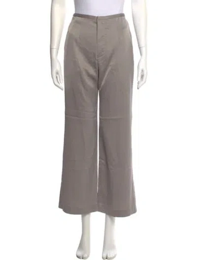 Pre-owned Moussy Wide Leg Pants In Gray