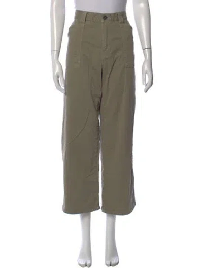 Pre-owned Moussy Wide Leg Pants In Neutral
