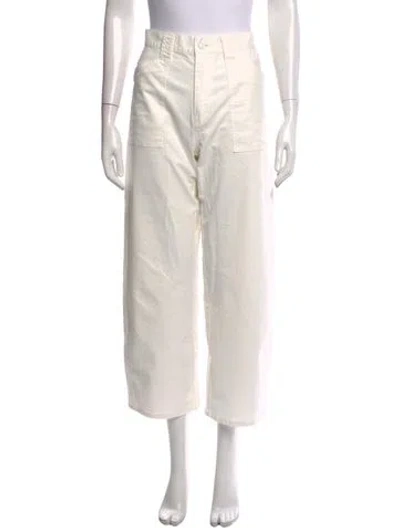 Pre-owned Moussy Wide Leg Pants In Neutral