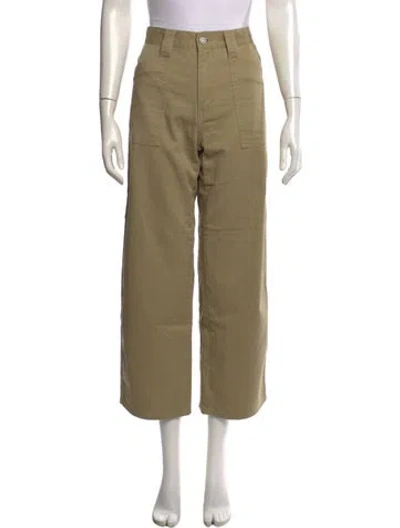 Pre-owned Moussy Wide Leg Pants In Neutrals