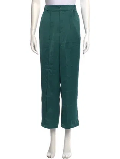 Pre-owned Moussy Wide Leg Pants W/ Tags In Green