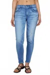 Moussy Women's Diana Skinny Jeans In Light Blue In Blue