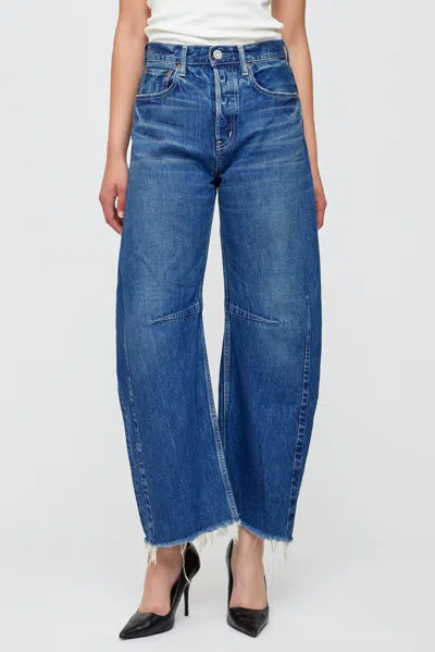 Moussy Women Duclay Cocoon Pants In Blue