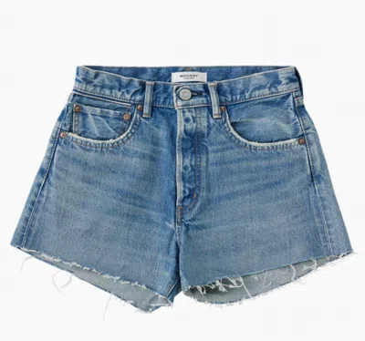 Moussy Women's Mililani Short In Faded Medium Wash In Multi