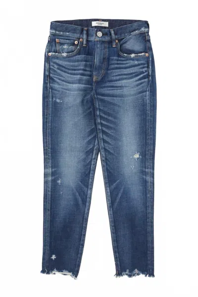 Moussy Women's Mv Checotah Skinny Pants In Deep Blue