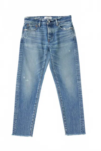 Moussy Women's Mv Clewiston Tapered Pants In Blue