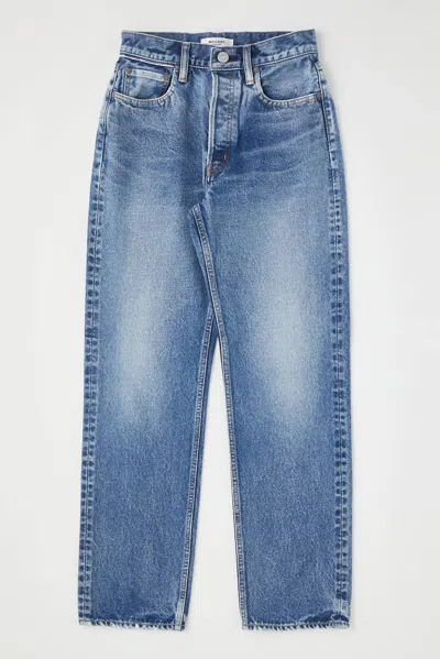 Moussy Women's Trenton Wide Straight Jean In Light Blue