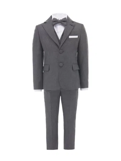 Moustache Baby Boy's, Little Boys & Boy's Peak Lapel Tuxedo In Orange