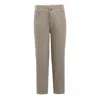 Moustache Beige Casual Pants For Kid Boys