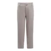 Moustache Beige Casual Pants For Kid Boys
