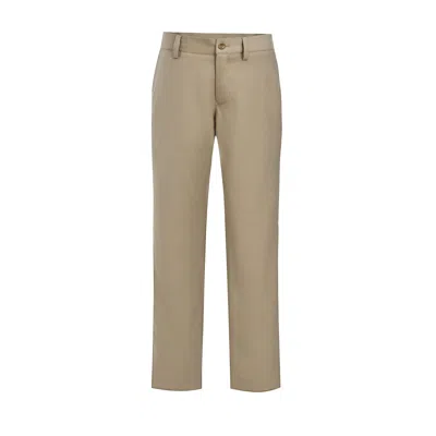 Moustache Beige Formal Dress Pants In Sand