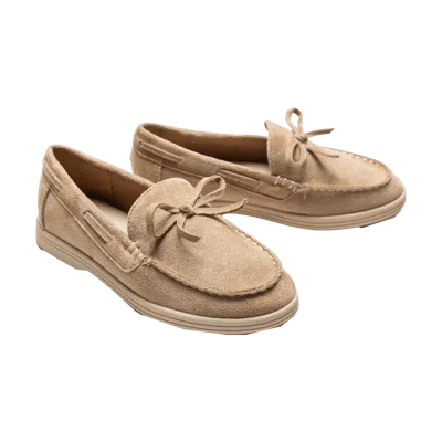 Moustache Beige Suede Formal Laced Dress Shoes By Childsplay Clothing In Sand