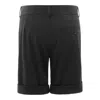 Moustache Black Athleisure Shorts In Black
