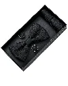 Shop Moustache Black Floral Bowtie Set By Childsplay Clothing