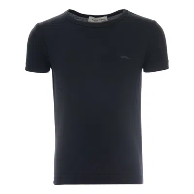 MOUSTACHE MOUSTACHE BLACK SOLID COTTON T-SHIRT BY CHILDSPLAY CLOTHING