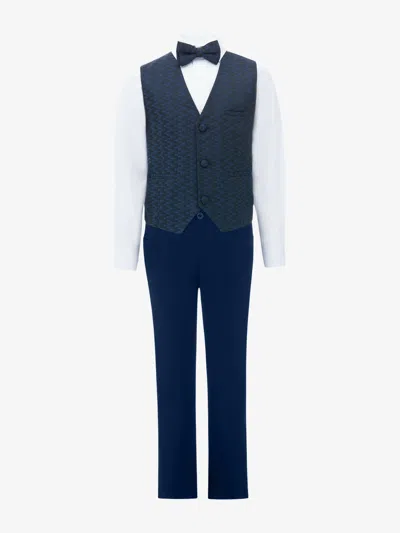 Moustache Blue Ezio Vest Outfit Set