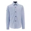 Moustache Blue Pineapple Dress Shirt