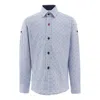 Moustache Blue Pinstripe Dress Shirt