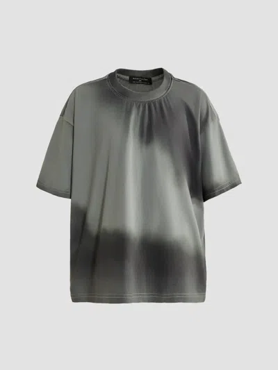 Moustache Kids' Gradient Tie-dye T-shirt In Black