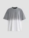 Moustache Boy's Gradient T-shirt In Gray