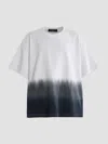 Moustache Gradient-effect Short-sleeve T-shirt In Multi