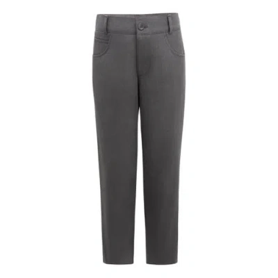 Moustache Kids'  Casual Dress Pants In Gray