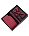 Moustache Classic Red Tie Set