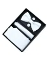 Moustache Classic White Tie Set In White