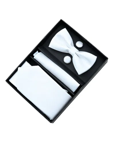 Moustache Kids'  Classic White Tie Set