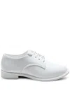 Moustache Derby Shoes In White