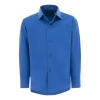 Moustache Solid-color Dress Shirt In Light Blue