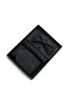 Moustache Floral-jacquard Accessory Set In Black