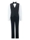 Moustache Zenon Vest Set In Black