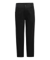 Moustache Tailored Stretch-cotton Trousers In Black