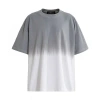 Moustache Gradient-effect Short-sleeve T-shirt In Gray