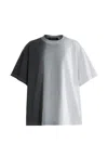 Moustache Gradient-effect Contrast-stitch T-shirt In Multi