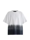 Moustache Gradient-effect Short-sleeve T-shirt In Multi