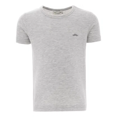 Moustache Kids' Logo-print T-shirt In Grey