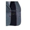 Moustache Gray Peak Lapel Blazer