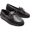 Moustache Leather Moccasin Loafers In Brown